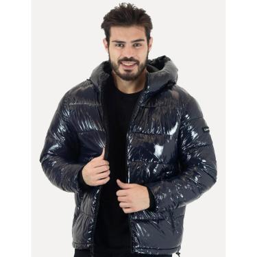 Imagem de Jaqueta Calvin Klein Hooded Clássica Azul Marinho-Masculino