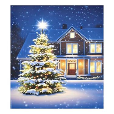 Imagem de SEHANY Capa magnética para lava-louças de árvore de Natal, adesivos magnéticos para decoração de Natal antiarranhões para painel de geladeira e lava-louças, decoração de Natal de cozinha doméstica 58