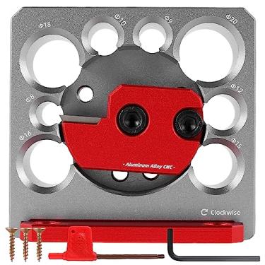 Imagem de Kit de gabarito para máquina de cavilhas, métrico 8 mm a 20 mm ajustável com lâmina de carboneto, cortador de cavilha de fresagem de broca elétrica, adaptadores de ferramentas auxiliares de haste