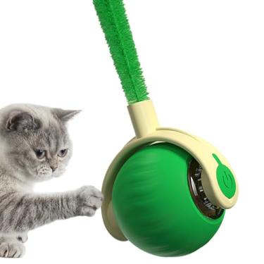 Imagem de Brinquedos interativos ativados por toque para gatos, brinquedo de bola rolante para gatos | Brinquedo para animais de estimação, brinquedos para cães ativados por toque, bola de rolamento inteligente