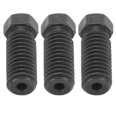 Imagem de Hyuduo Bocal de Impressora 3D de 0,4 Mm, Bocal de Extrusora de Rosca M6 de Aço Endurecido para PLA ABS PETG, Pacote de 3 Unidades Com Parede Interna Lisa para Impressão Sem Entupimento