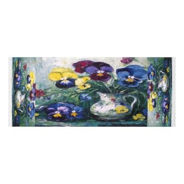 Imagem de Wassud Nature's Beauty Capas de lavadora e secadora de roupas, protetor de lavadora com sacos de armazenamento, capa de geladeira à prova de poeira com bolsos para lavanderia doméstica, cozinha, 120 x