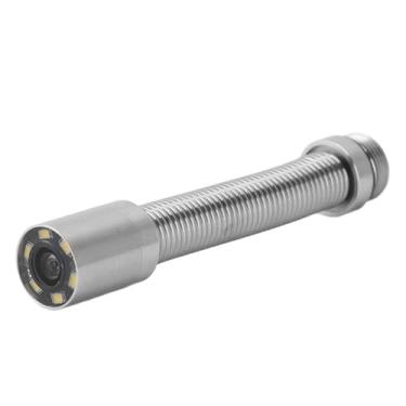 Imagem de HEEPDD Boroscópios Ângulo de Visão Amplo de 140 Graus IP68 Câmera de Aço Inoxidável à Prova d'água para Inspeção de Drenagem de Tubos Cabeça da Câmera de Esgoto 17 Mm de Diâmetro 6 Luzes LED