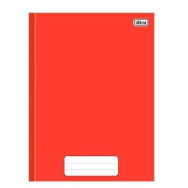 Imagem de Caderno Costurado Tilibra Universitário Capa Dura Pepper Vermelho 80  