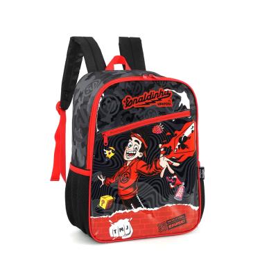Imagem de Mochila de Costas G Enaldinho UP4YOU | Youtuber | Preto e Vermelho | Lançamento Oficial