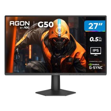 Imagem de Monitor Gamer AOC 27" Full HD 144Hz Agon G50 IPS 0,5ms 27G50F/57 HDMI 