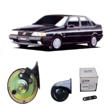 Imagem de BUZINA AUTOMOTIVA CARACOL COM PLUG E CONECOTR (2 PINOS) PARA TEMPRA 1996 >1999 - TIGER AUTO