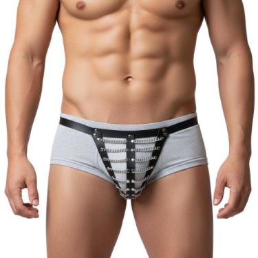 Imagem de Jockstrap correntes TS006 Couro Legítimo - Blood Art, M