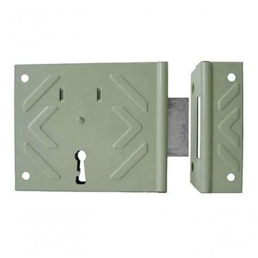 Imagem de Fechadura Aliança Tipo Caixão F1072 - Cinza