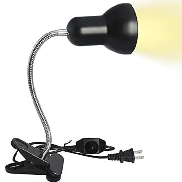 Imagem de Lâmpada de Aquecimento para Répteis UVB Banho Sol com Lâmpadas 50W e 70W Clamp Aquário Tartaruga Clip Rotativo 360 Temperatura Ajustável 2 Incluídas