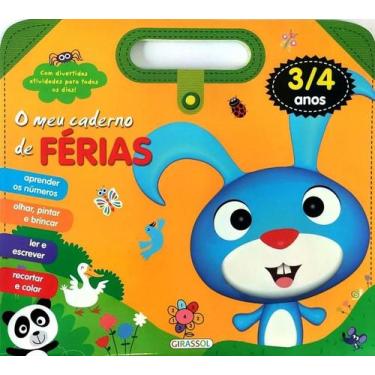 Imagem de O meu caderno de férias - 3/4 anos - GIRASSOL IMPORTADOS, 3