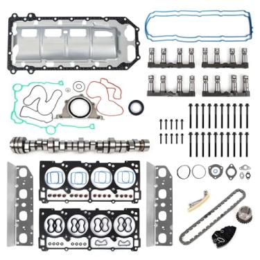 Imagem de Kit de eixo de cames 5,7 Hemi e levantadores MDS com juntas de cabeça e corrente de distribuição para Dodge Charger Challenger Durango 2009-2015, Chrysler 300, Jeep Grand Cherokee 5.7L V8 53022372AA