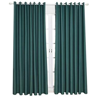 Imagem de Cortinas blackout com isolamento térmico para sala de estar 55