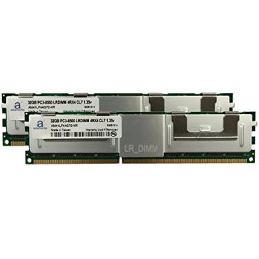 Imagem de Adamanta Atualização de memória LRDIMM de 64 GB (2 x 32 GB) para HP Proliant DL360p G8 com Intel E5-2600v2 Series CPU DDR3 1066MHz PC3-8500 ECC Chip IMB reduzido 4Rx4 CL7 1,35 v