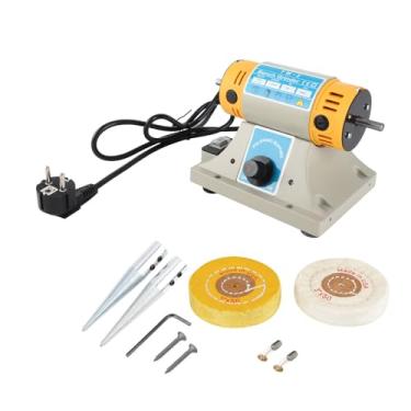 Imagem de Cryfokt Polidor de Torno Elétrico 350W Com Baixa Vibração para Máquina de Polimento Odontológico de Joias, Ideal para Equipamentos Abrasivos, Adequado para Oficina