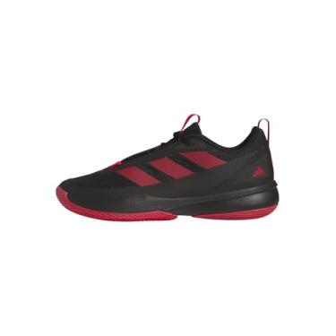Imagem de adidas Tênis de basquete masculino Subzone, Preto/rubi puro/preto, 11.5 Women/10.5 Men