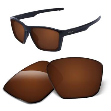 Imagem de Lentes de substituição de 1,6 mm compatíveis com óculos de sol Oakley Targetline OO9397, antiarranhões e resistentes a impactos (marrom âmbar)