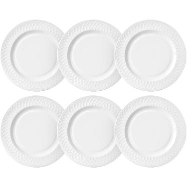 Imagem de Jogo de Pratos Raso de Jantar em Opaline Divine 6 peças 27cm - Hauskraft