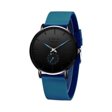 Imagem de Relógio Esportivo Luxuoso Ultra-Fino À Prova D'Água Masculino LIGE 202