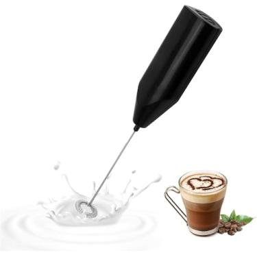 Imagem de Espumador de leite – Misturador de bebida portátil potente – espumador de café para café com leite, cappuccino, matcha, chocolate quente, presente cremoso