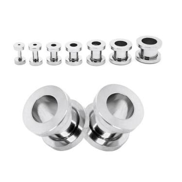 Imagem de Alargador Aço Inox 4mm 5mm 6mm 7mm - L&E, Modelo 4