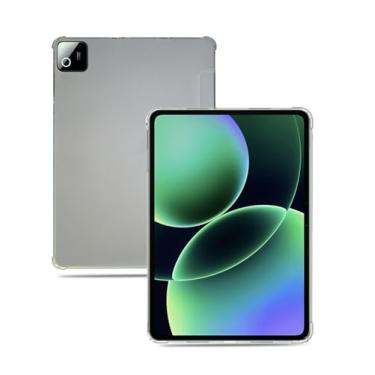 Imagem de Capa para Xiaomi Pad 8, capa de proteção para tablet NOUKAJU Tablet, TPU transparente, resistente a quedas, capa de proteção para tablet Xiaomi Pad 8 de 11,2 polegadas (fosco-transparente)