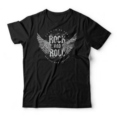 Imagem de Camiseta Rock And Roll Studio Geek, M, Preto