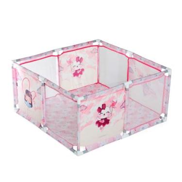 Imagem de Cercadinho Infantil Desmotável para Bebê Playpen - Replay Kids , Rosa