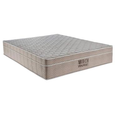 Imagem de Colchão Casal Molas Ensacadas SuperPocket Airtech Spring OrtoPillow (138x188x35) - Ortobom