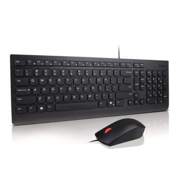 Imagem de Teclado e mouse Lenovo Essential USB Português (Brasil) - 4X31R64405
