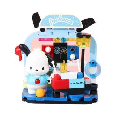 Imagem de Blocos De Montar Anime HelloKitty Kuromi My Melody Cinnamoroll Pompom 