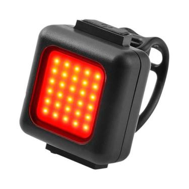 Imagem de Lanterna Traseira LED Recarregável Para Bicicleta Com 3 Modos Tipo-C, 