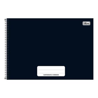 Imagem de Caderno Cartografia E Desenho Pepper Preto 80 Folhas