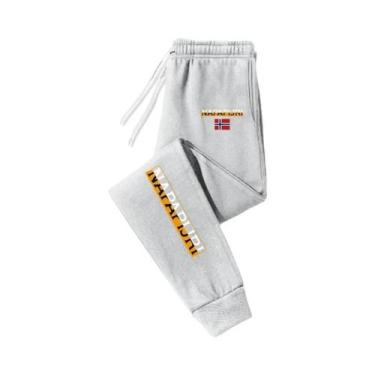 Imagem de Calças Longas Casuais Para Homens E Mulheres, Confortáveis E Macias, C