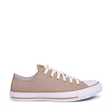 Imagem de Tênis Converse All Star Chuck Taylor Rosa Nude Marrom Claro Branco CT27520001-39
