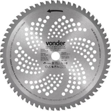 Imagem de Lâmina Circular Para Roçadeira Com Videa 255X20,0X62 Vonder