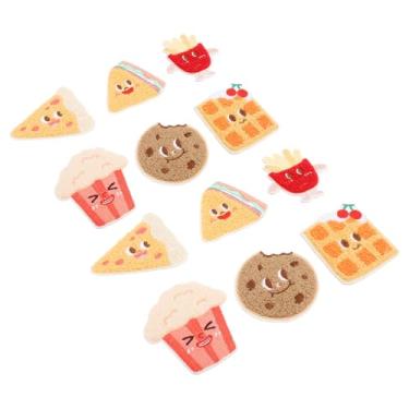 Imagem de Acouto 12pçs Remendos de Ferro para Comida Fofos para Roupas - Apliques Bordados Lindos e Elegantes DIY para Crianças e Adultos