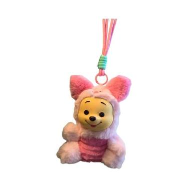 Imagem de Chaveiro De Pelúcia Winnie the Pooh 12cm Série De Cordão De Mão Disney