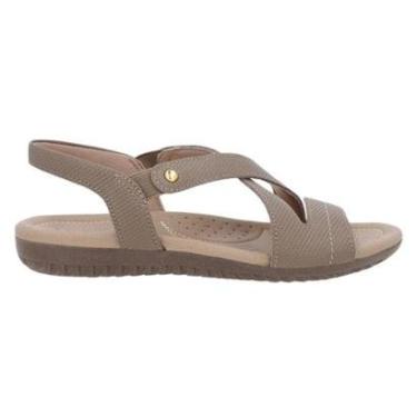 Imagem de Sandália Rasteira Usaflex Elástico Feminina - Marrom 40-Feminino