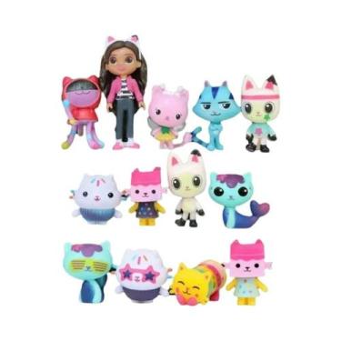 Imagem de Conjunto De 13 Peças De Figuras De Brinquedo De PVC Gabby Dollhouse, A
