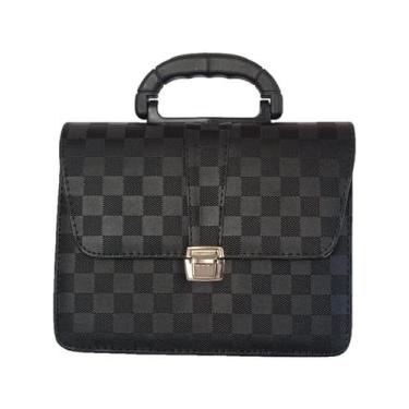 Imagem de Pasta Executiva Ccb Dupla Quadriculado F1 Preto Ap - R1682 - Musical R