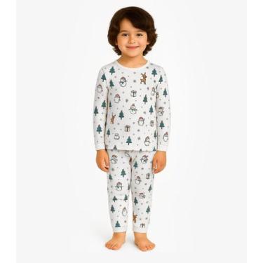 Imagem de Pijama Menino Infantil Select Bege, 10, Bege