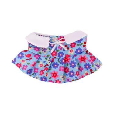 Imagem de Boneca De Pelúcia Pato Amarelo 30Cm Série Azul Lalafanfan Com Saia, Mo