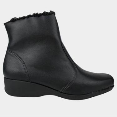 Imagem de Bota Feminina Serena Forrada com Lã Cano Curto Cor:;Tamanho:33-Feminino