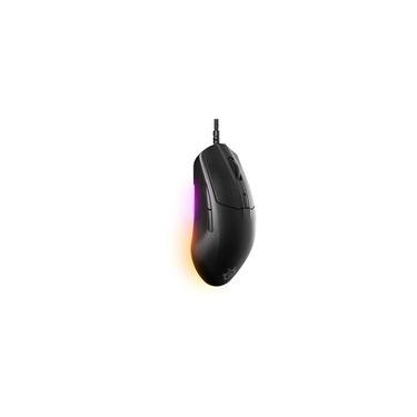 Imagem de Mouse Gamer SteelSeries Rival 3 Gen 2, 8.5K DPI, RGB, Super Mesh Paracord, 60M Clicks, Preto - 62513