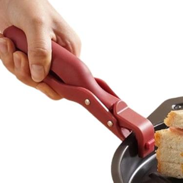 Imagem de Braçadeira de suporte de panela - Pinça de cozinha à prova de calor - Suporte de braçadeira antiqueimadura para mover placa quente - para dormitório, hotel, restaurante, casa, padaria, café, aluguel