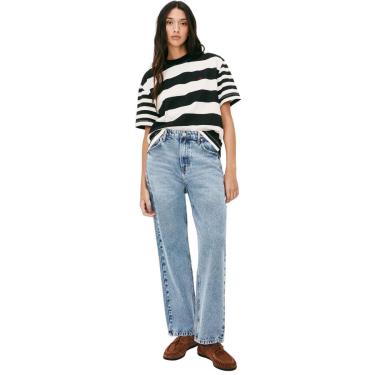 Imagem de Calça Hering Jeans Feminina Cintura Alta Básicos do Brasil-Feminino