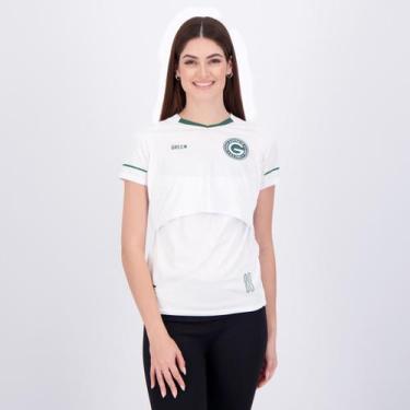 Imagem de Camisa Gr33n Goiás Especial 2023 Feminina Branca, P