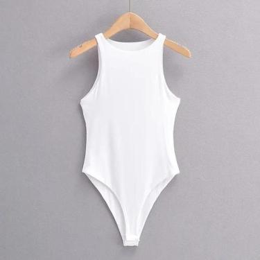 Imagem de Macacão Casual Feminino Slim Fit, Macacão Sexy Para Praia, Romper Em C