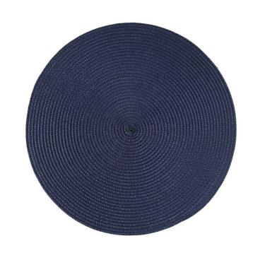 Imagem de Jogo Americano Redondo 6 Unidades - Azul Marinho